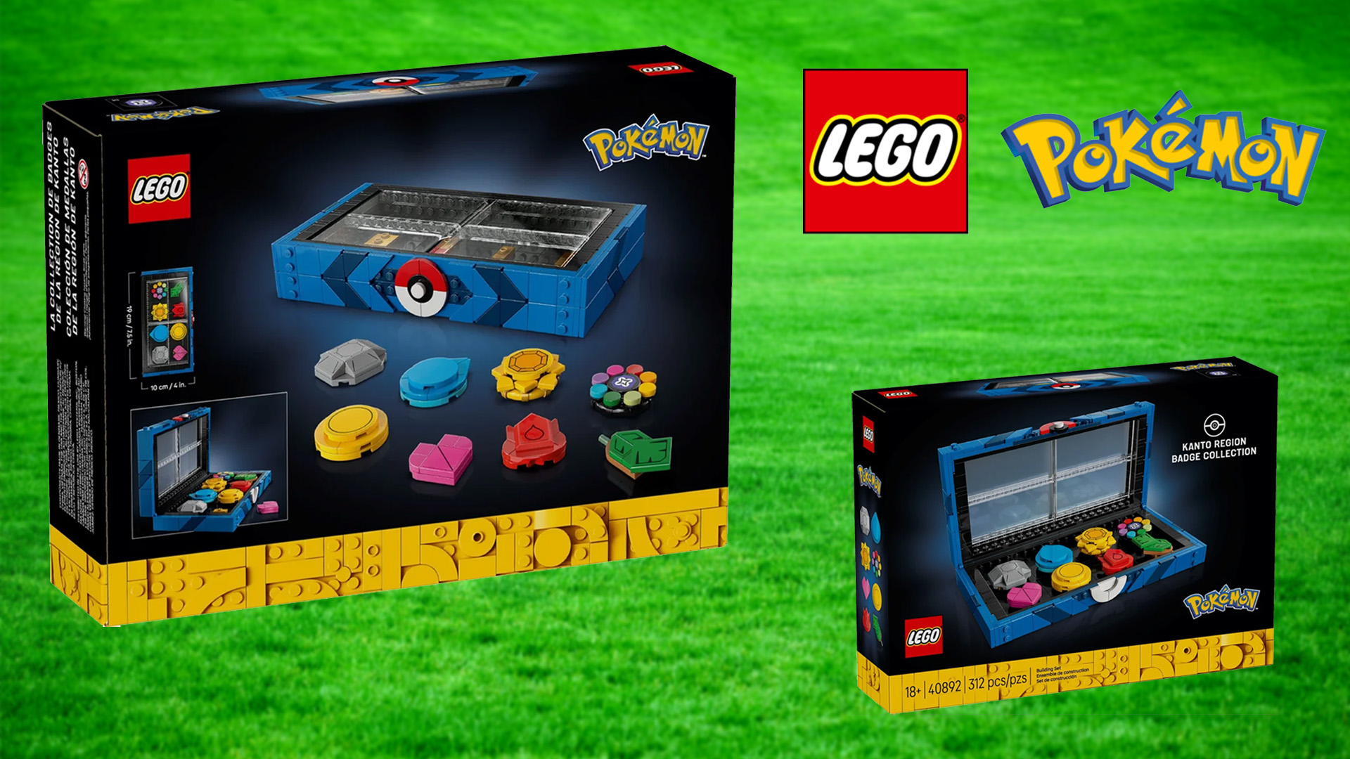 LEGO Pokémon 40892 - Kanto Region Badge Collection: Das erste offizielle LEGO Pokémon Set kommt!