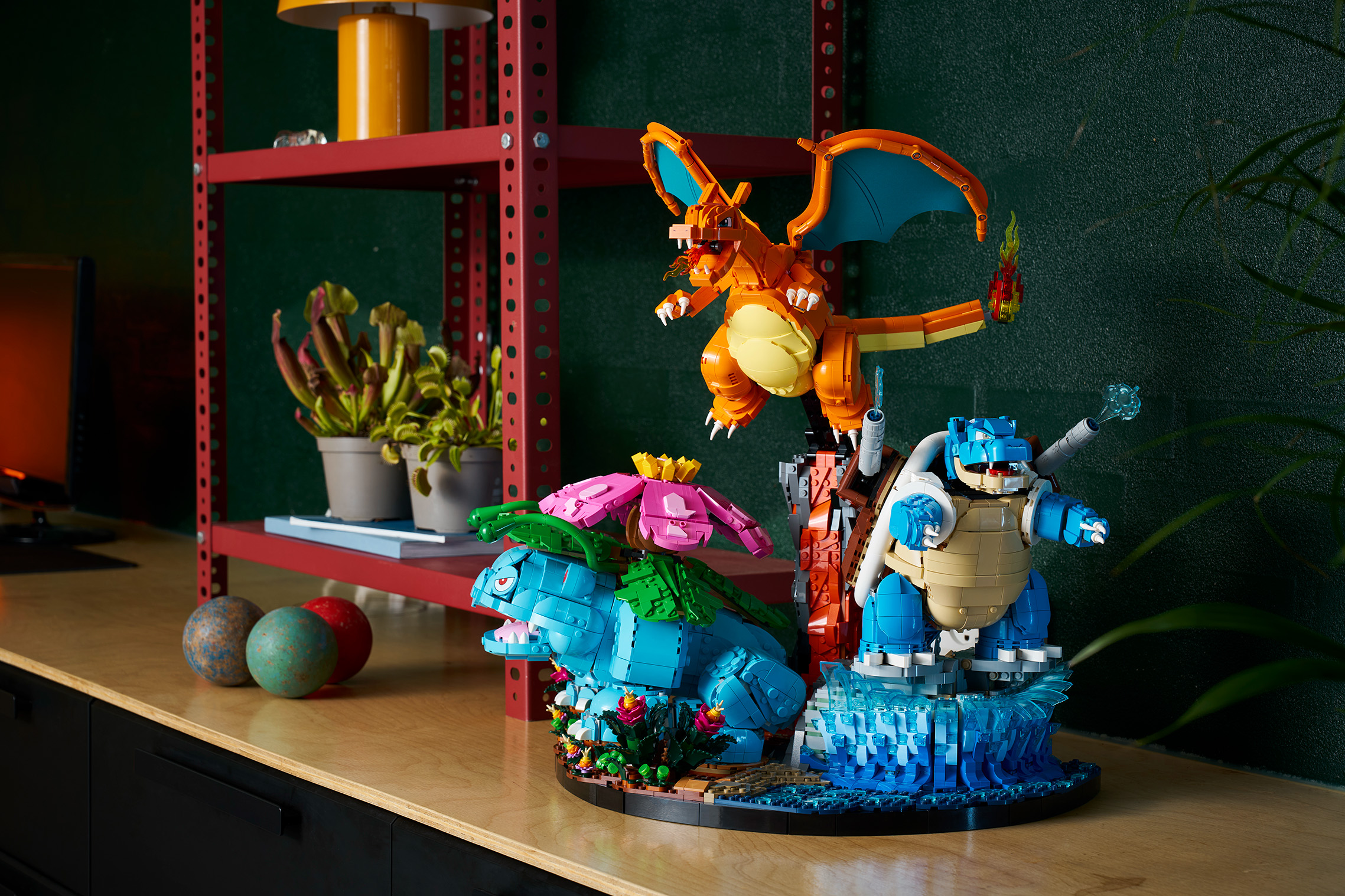 LEGO Pokémon Bisaflor, Glurak und Turtok Set