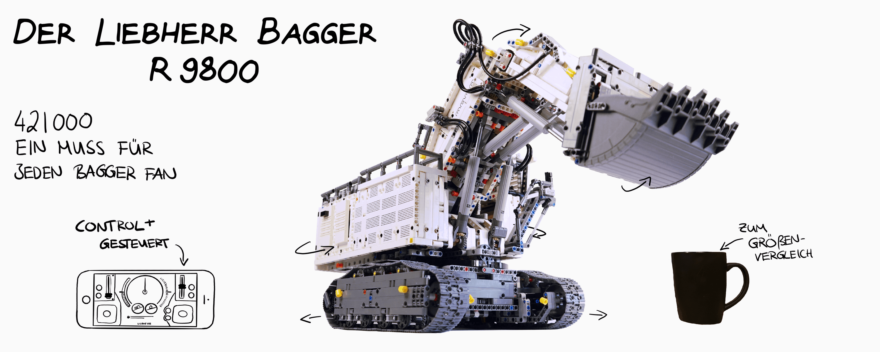 Lego - Liebherr Bagger R 9800 #42100